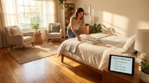 Descubra como a terceirização de serviços no Airbnb pode otimizar sua gestão, mantendo suas avaliações altas e seu tempo livre para o que importa.